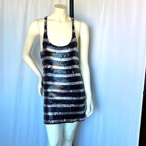 Joe’s sequin racerback cocktail dress